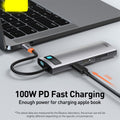 Baseus Metal Shimmer Type-C 6-in-1 Docking Station