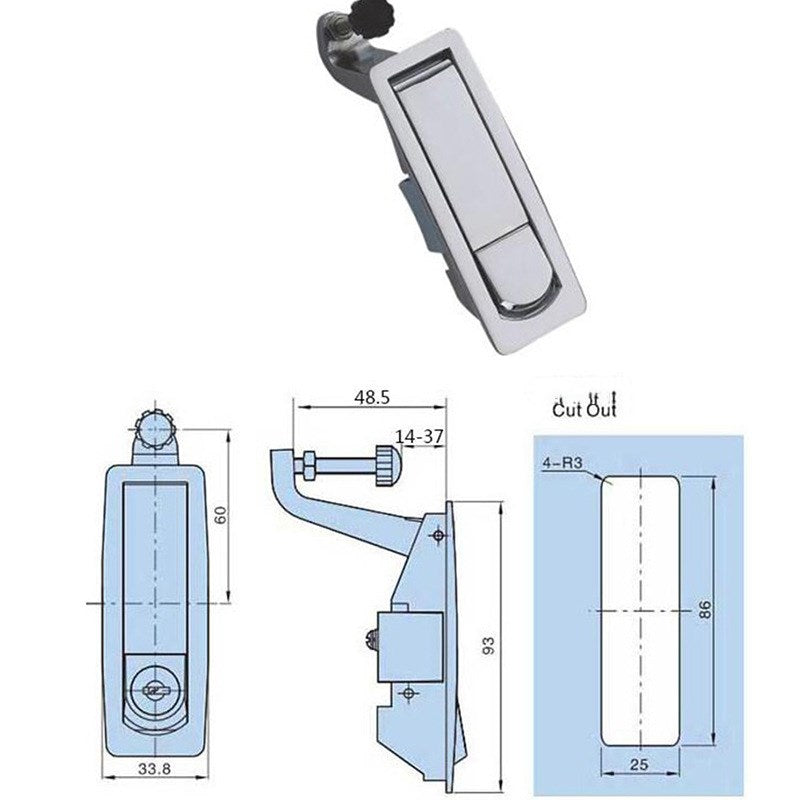 Mechanisches Türschloss für Container und Fahrzeuge | LuxeStyle