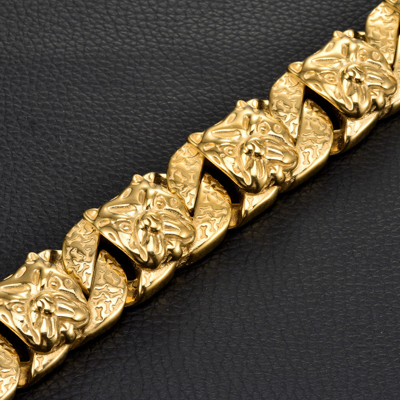 Hundehalsband aus Edelstahl und Titan – Bild 7 | LuxeStyle