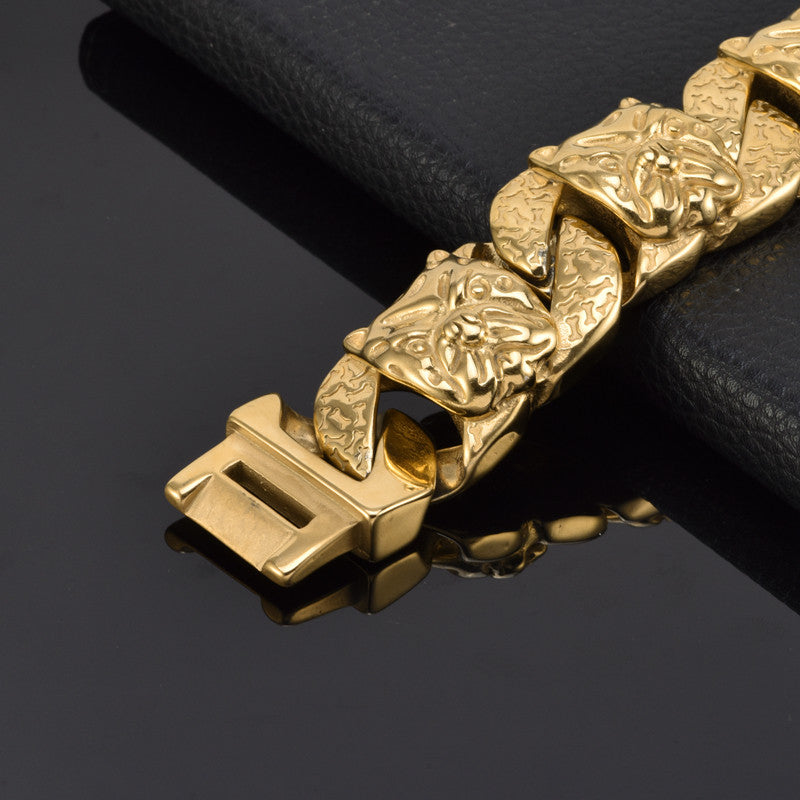 Hundehalsband aus Edelstahl und Titan – Bild 8 | LuxeStyle