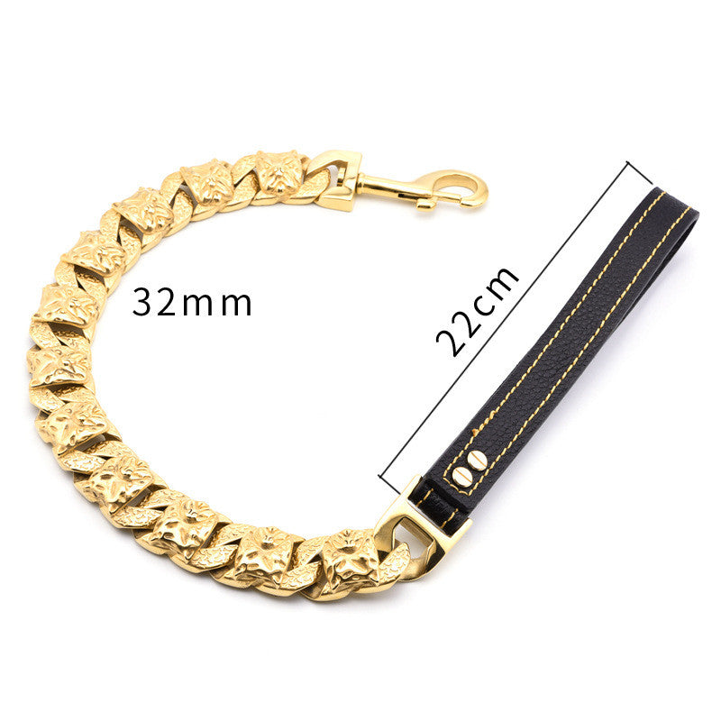 Hundehalsband aus Edelstahl und Titan – Bild 3 | LuxeStyle