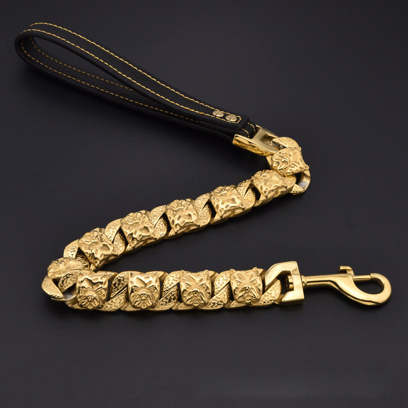 Hundehalsband aus Edelstahl und Titan – Bild 2 | LuxeStyle
