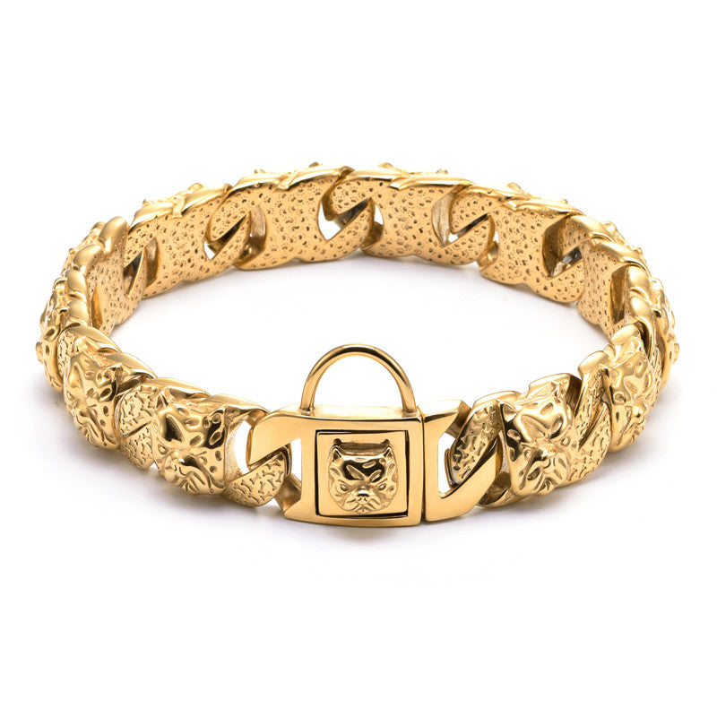 Hundehalsband aus Edelstahl und Titan – Bild 5 | LuxeStyle