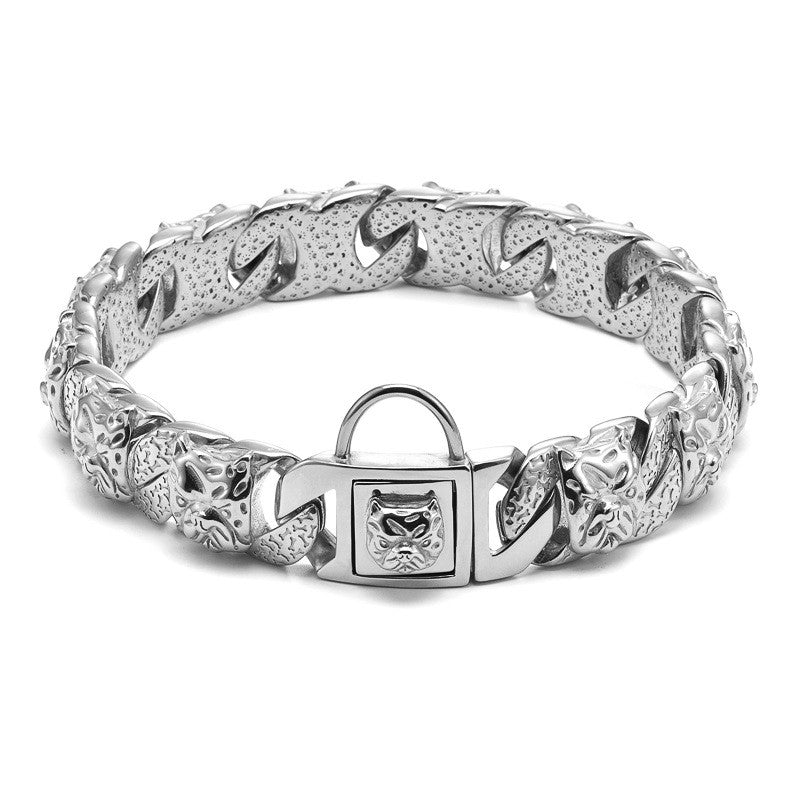 Hundehalsband aus Edelstahl und Titan – Bild 6 | LuxeStyle