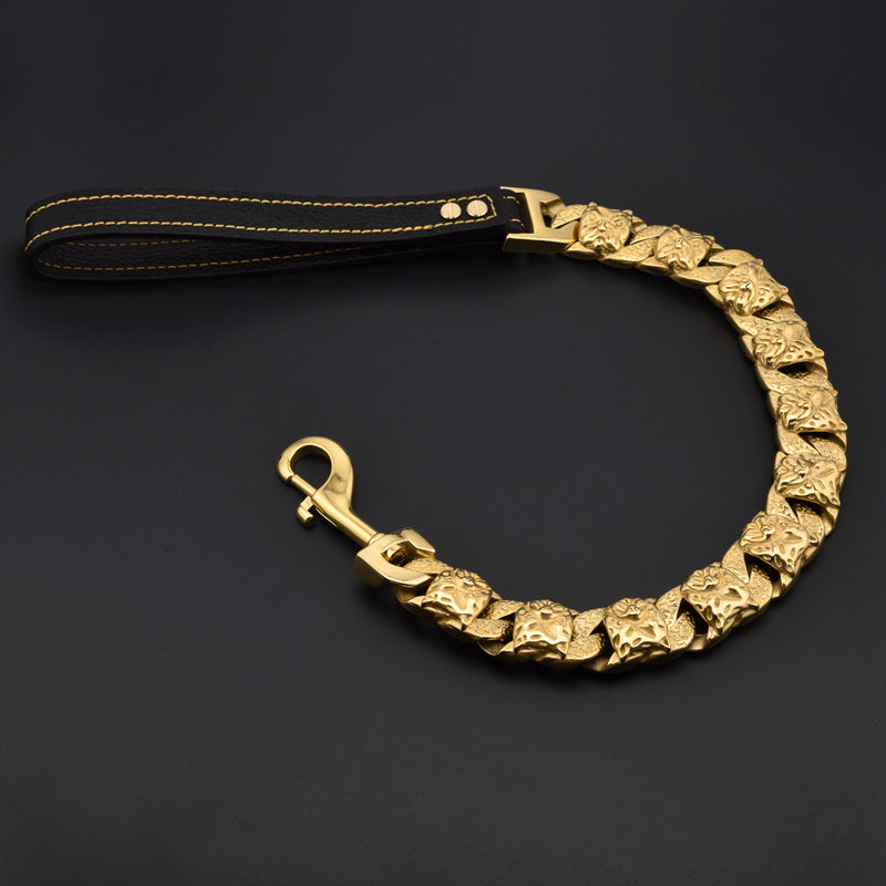 Hundehalsband aus Edelstahl und Titan – Bild 1 | LuxeStyle