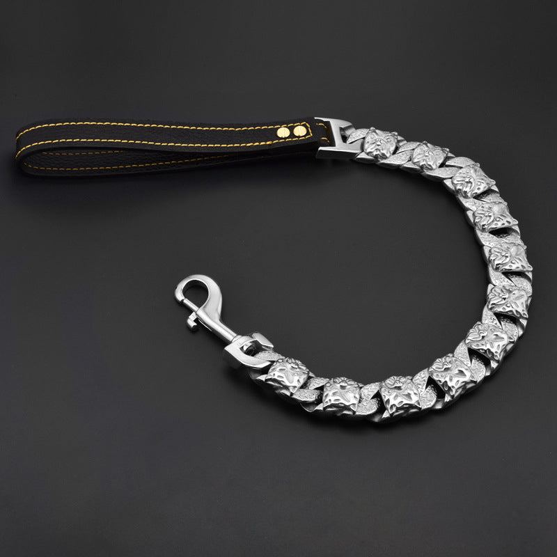 Hundehalsband aus Edelstahl und Titan – Bild 4 | LuxeStyle