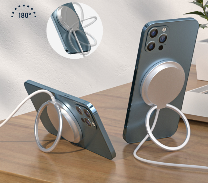 Magnetisches kabelloses Ladegerät mit Halterung – Bild 2 | LuxeStyle