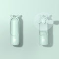Mini Handventilator mit Sprühbefeuchtung & Powerbank