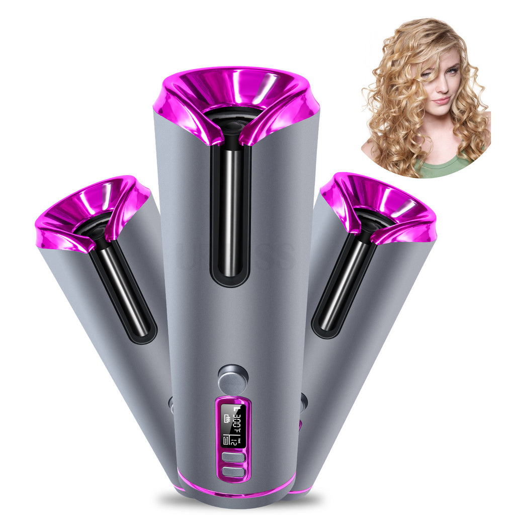 Automatischer Lockenstab, USB-Ladefunktion | LuxeStyle