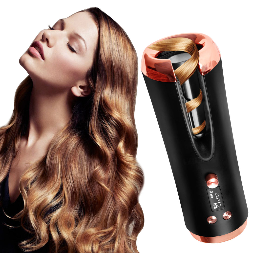 Kabelloser Lockenstab mit LCD-Display – Bild 5 | LuxeStyle