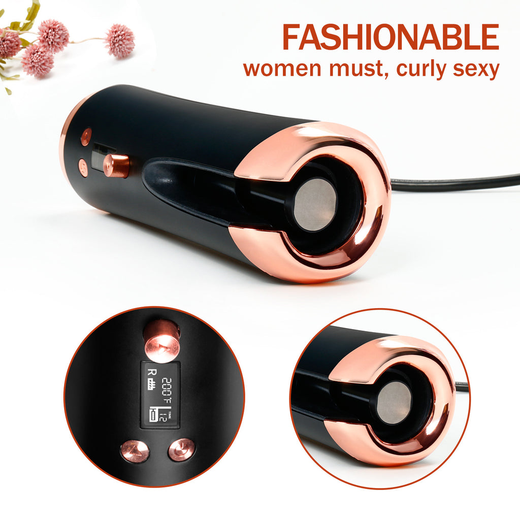 Kabelloser Lockenstab mit LCD-Display – Bild 3 | LuxeStyle