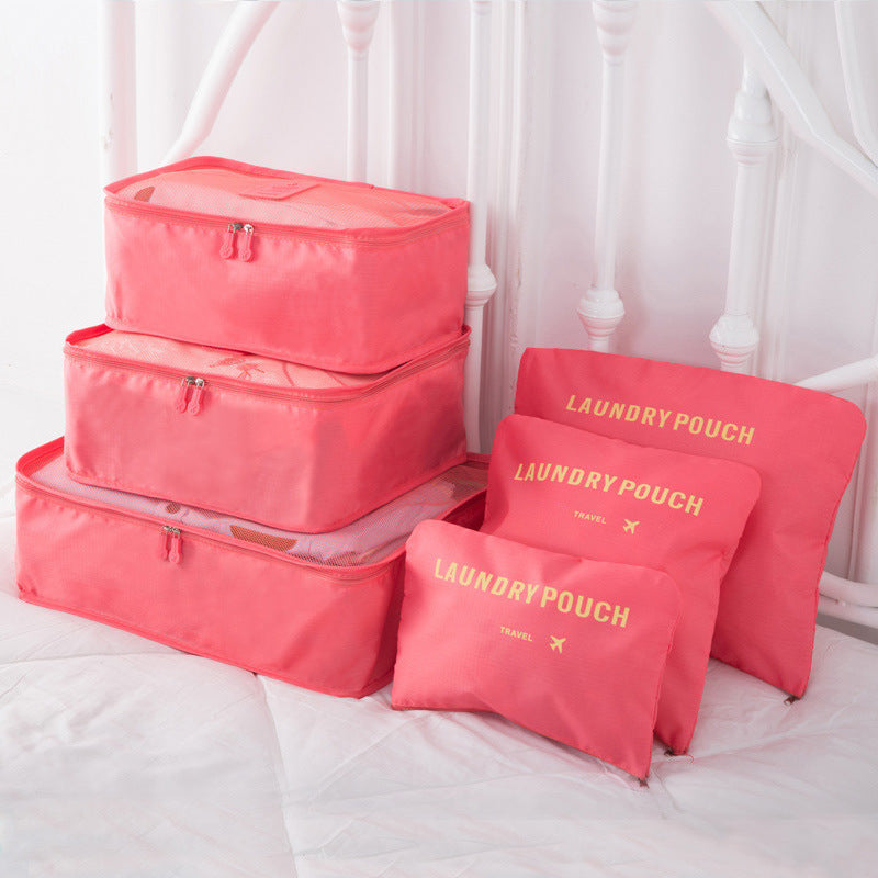 6-teiliges Reise-Organizer-Set für Kleidung