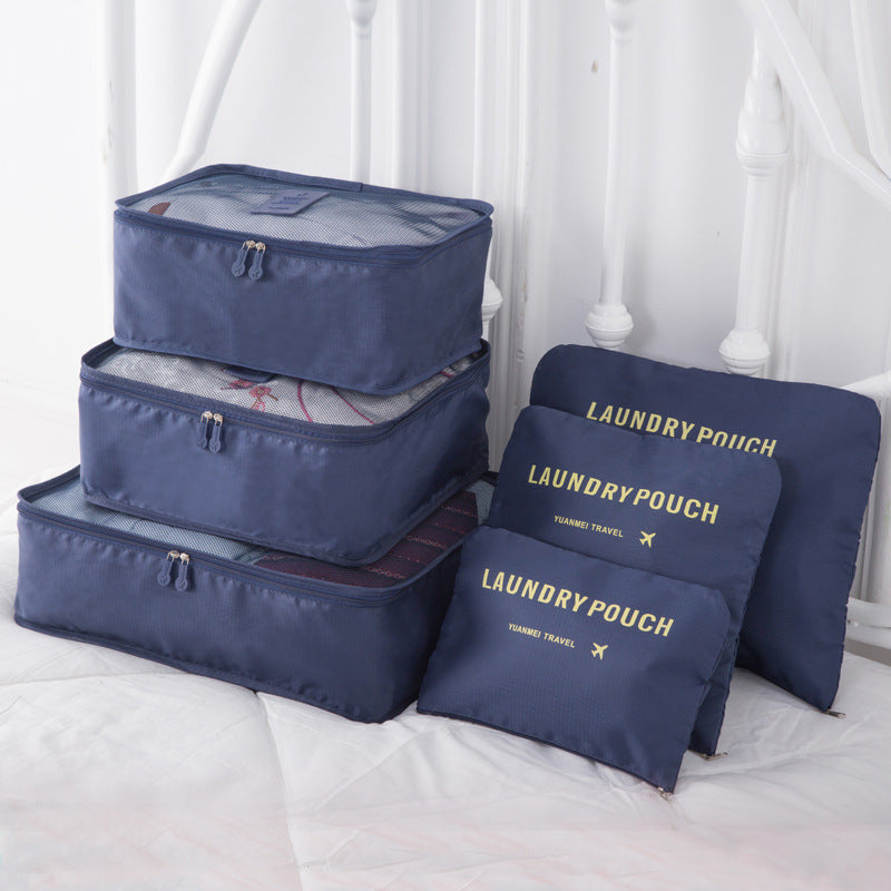 6-teiliges Reise-Organizer-Set für Kleidung
