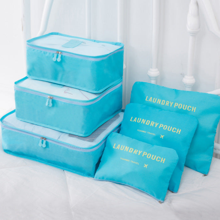 6-teiliges Reise-Organizer-Set für Kleidung
