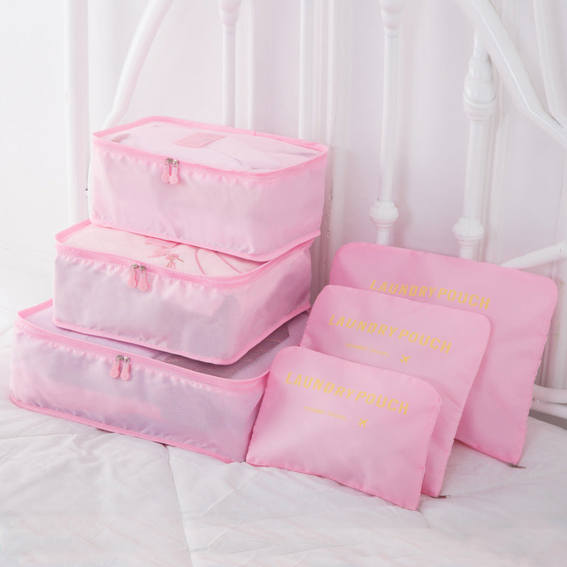 6-teiliges Reise-Organizer-Set für Kleidung