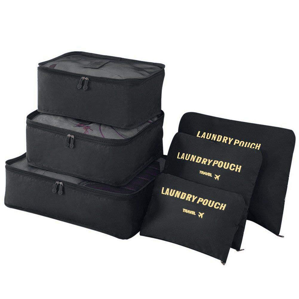 6-teiliges Reise-Organizer-Set für Kleidung