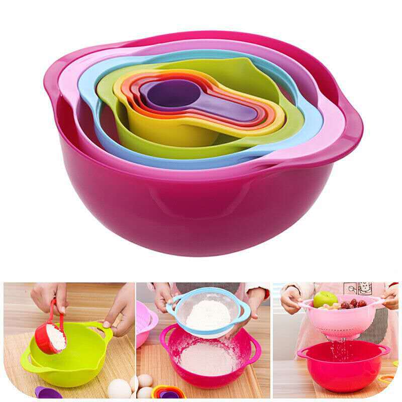 Regenbogen Salat-Set, 8-teilig – Bild 3 | LuxeStyle