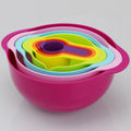 Regenbogen Salat-Set, 8-teilig | LuxeStyle