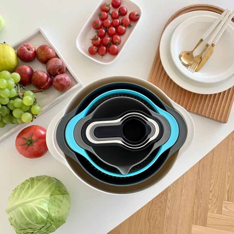 Regenbogen Salat-Set, 8-teilig – Bild 2 | LuxeStyle