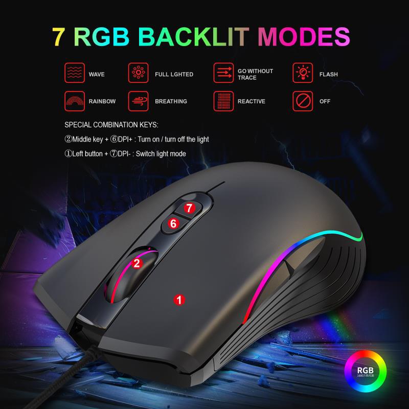 Glowing Gaming Maus