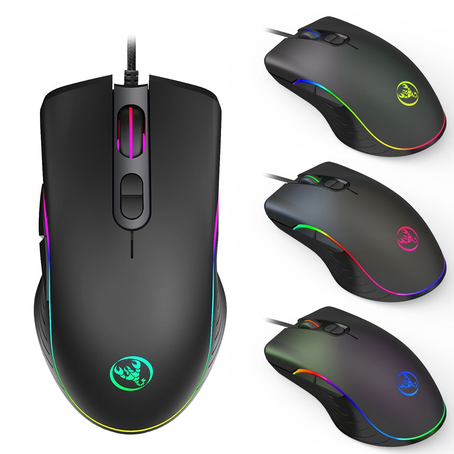Glowing Gaming Maus