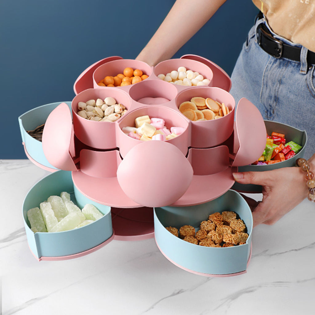 Drehbare Süssigkeiten-Box in Blütenform | LuxeStyle