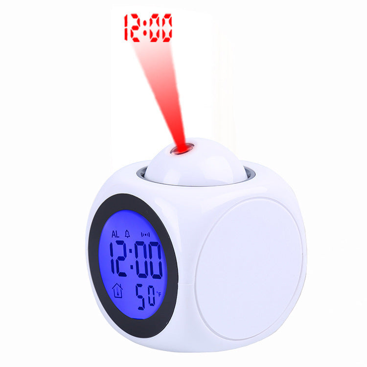 LED Projektionswecker mit Sprachfunktion