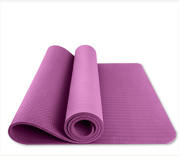 Zweifarbige Yogamatte mit Haltungslinien – Bild 2 | LuxeStyle