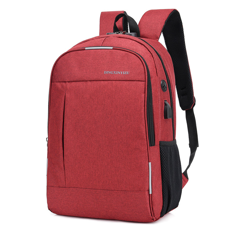 Rucksack mit Reissverschluss, wasserabweisend, 15-Zoll-Fach | LuxeStyle