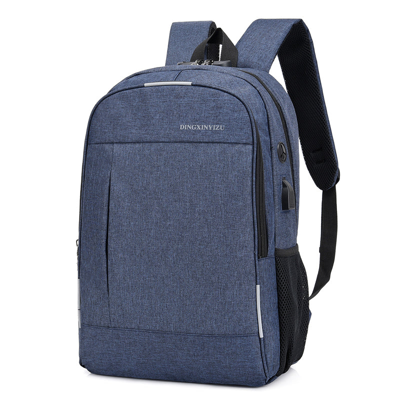 Rucksack mit Reissverschluss, wasserabweisend, 15-Zoll-Fach – Bild 3 | LuxeStyle