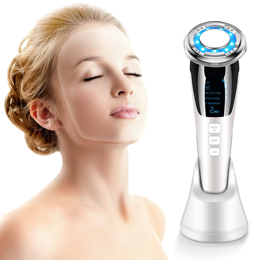 Gesichts-Massagegerät mit Farb- und Ionen-Technologie