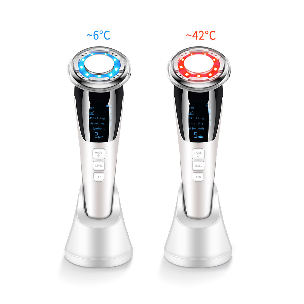 Gesichts-Massagegerät mit Farb- und Ionen-Technologie