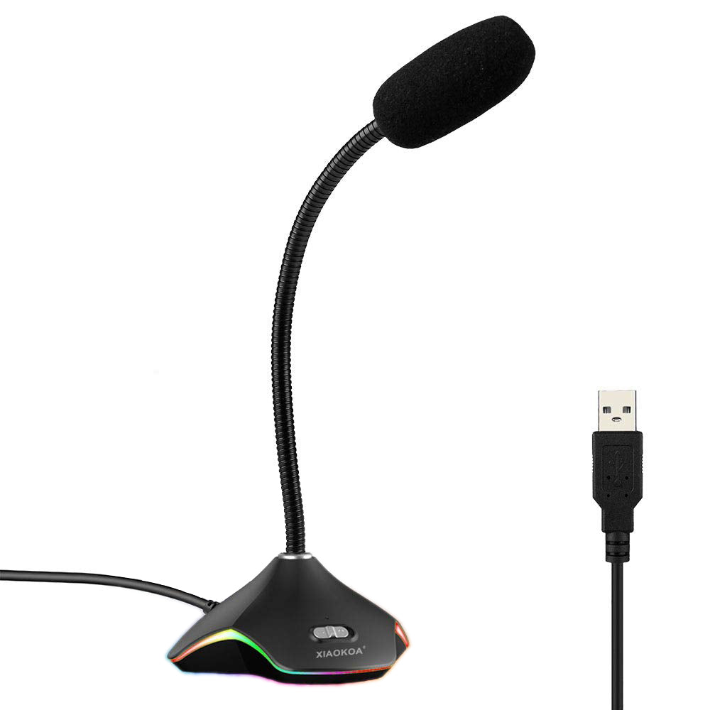 RGB Computer-Mikrofon für Live-Calls und Gaming