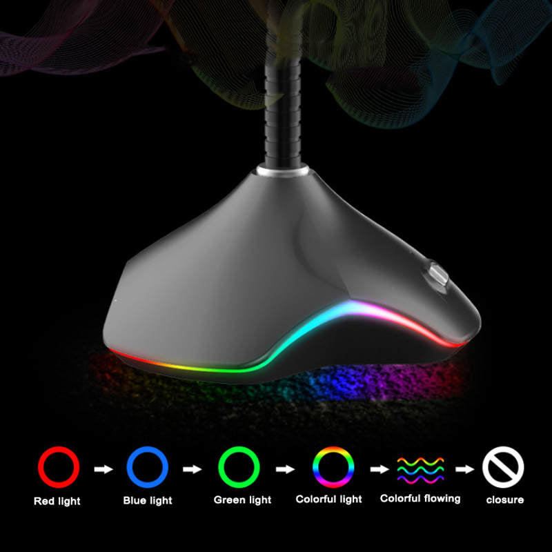 RGB Computer-Mikrofon für Live-Calls und Gaming