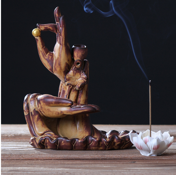 Lotus-Räucherofen mit Bergamot-Duft