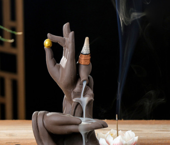 Lotus-Räucherofen mit Bergamot-Duft