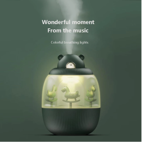 USB Luftbefeuchter Karussell mit Musik | LuxeStyle