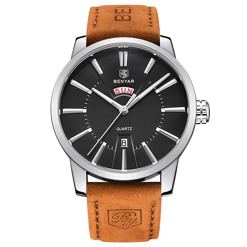 Binya Fashion Kalender Herrenuhr – Bild 8 | LuxeStyle