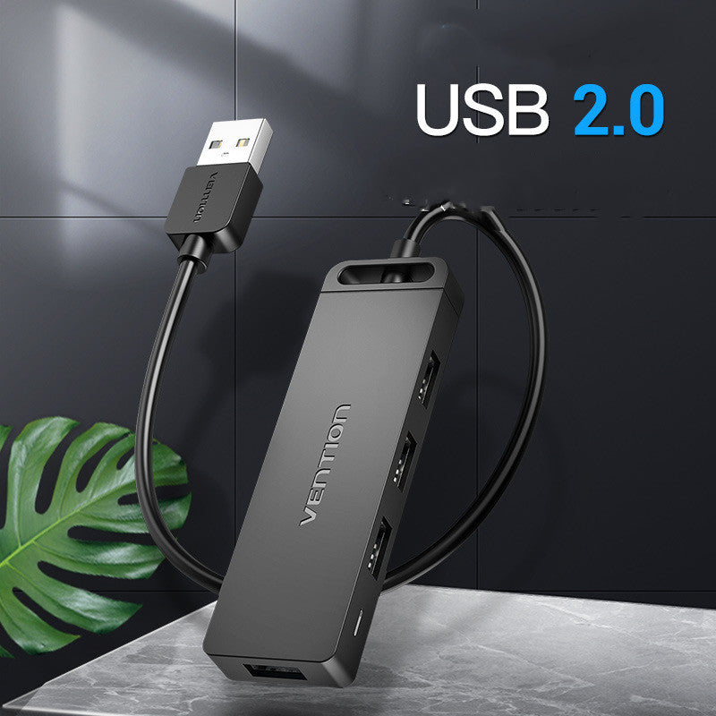 USB 2.0 Hub mit Micro-USB Stromversorgung, 0.5m