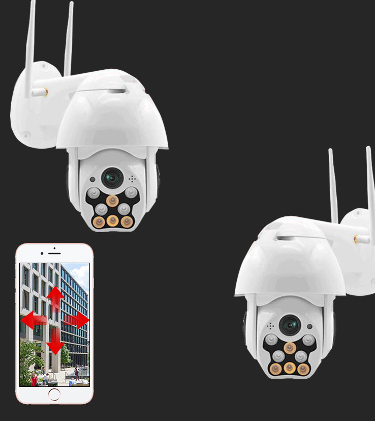 WLAN 1080P Überwachungskamera mit 360° Panorama | LuxeStyle