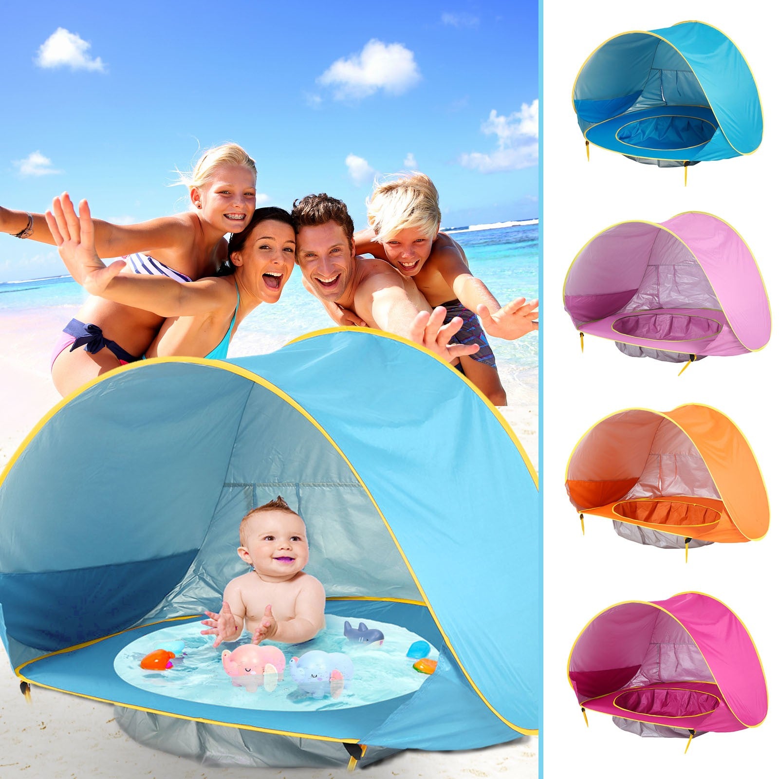 Kleiner Strandzelt für die Kleinen