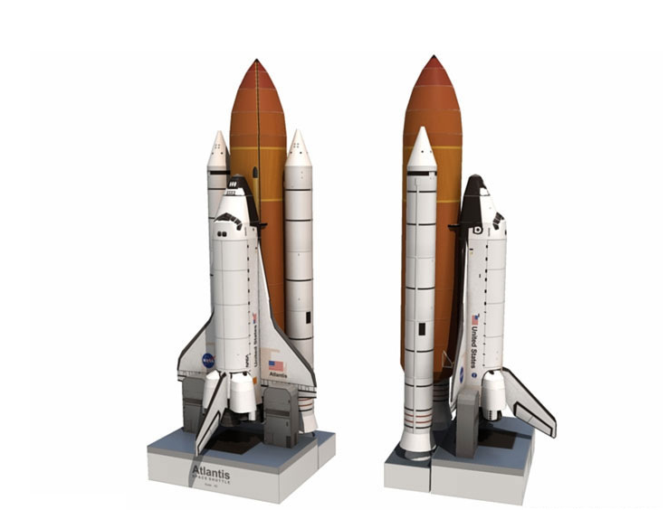 DIY 3D-Papiermodell Space Shuttle – Bild 8 | LuxeStyle
