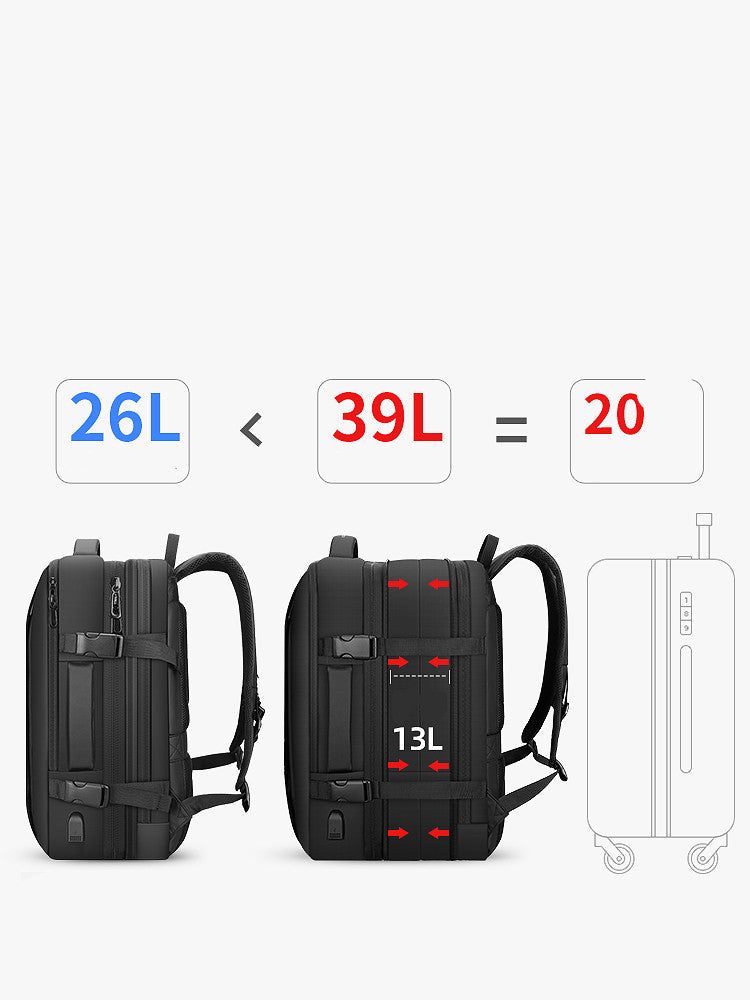 Rucksack 20 L wasserabweisend für Laptop 16 Zoll – Bild 9 | LuxeStyle