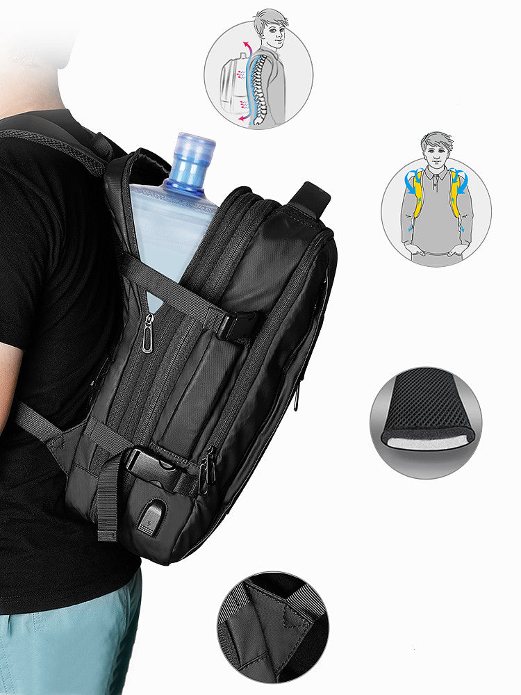 Rucksack 20 L wasserabweisend für Laptop 16 Zoll – Bild 8 | LuxeStyle