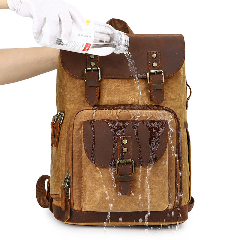 Kamera-Rucksack Retro in Hit Color – Bild 4 | LuxeStyle