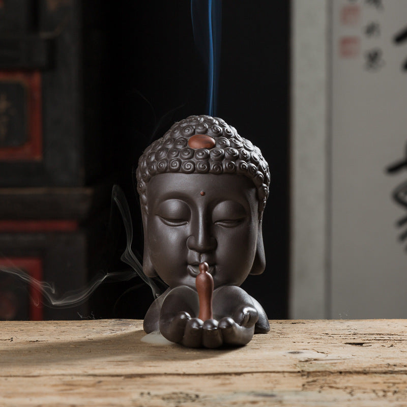 Buddha Maitreya Kopf Weihrauchbrenner | LuxeStyle