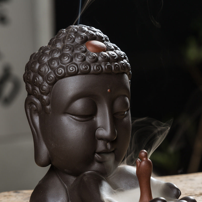 Buddha Maitreya Kopf Weihrauchbrenner – Bild 2 | LuxeStyle