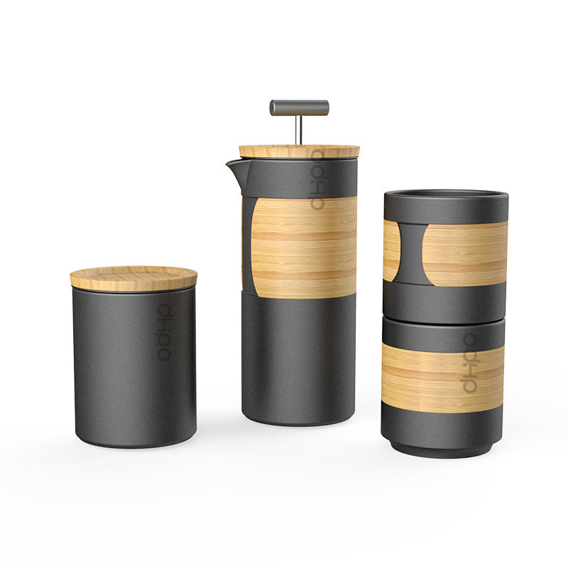 Keramik-Kaffeebereiter-Set für unterwegs | LuxeStyle