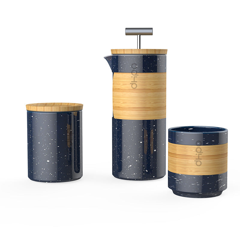 Keramik-Kaffeebereiter-Set für unterwegs – Bild 3 | LuxeStyle