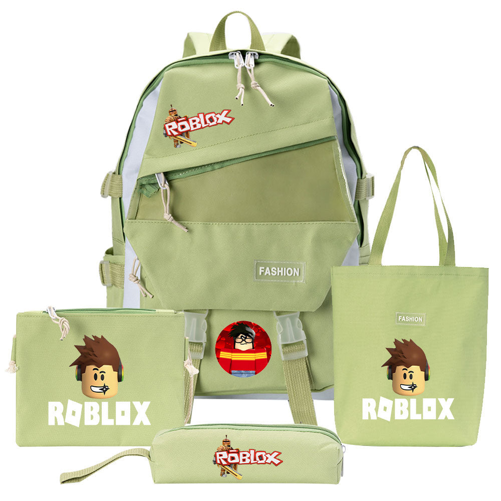 Canvas-Rucksack mit Schulzubehör – Bild 4 | LuxeStyle